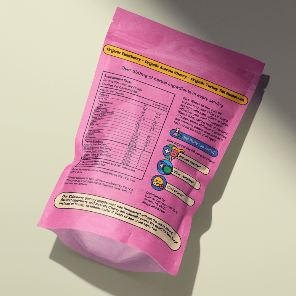 Healthy Child: Immune and Illness Gummy - SubLuna