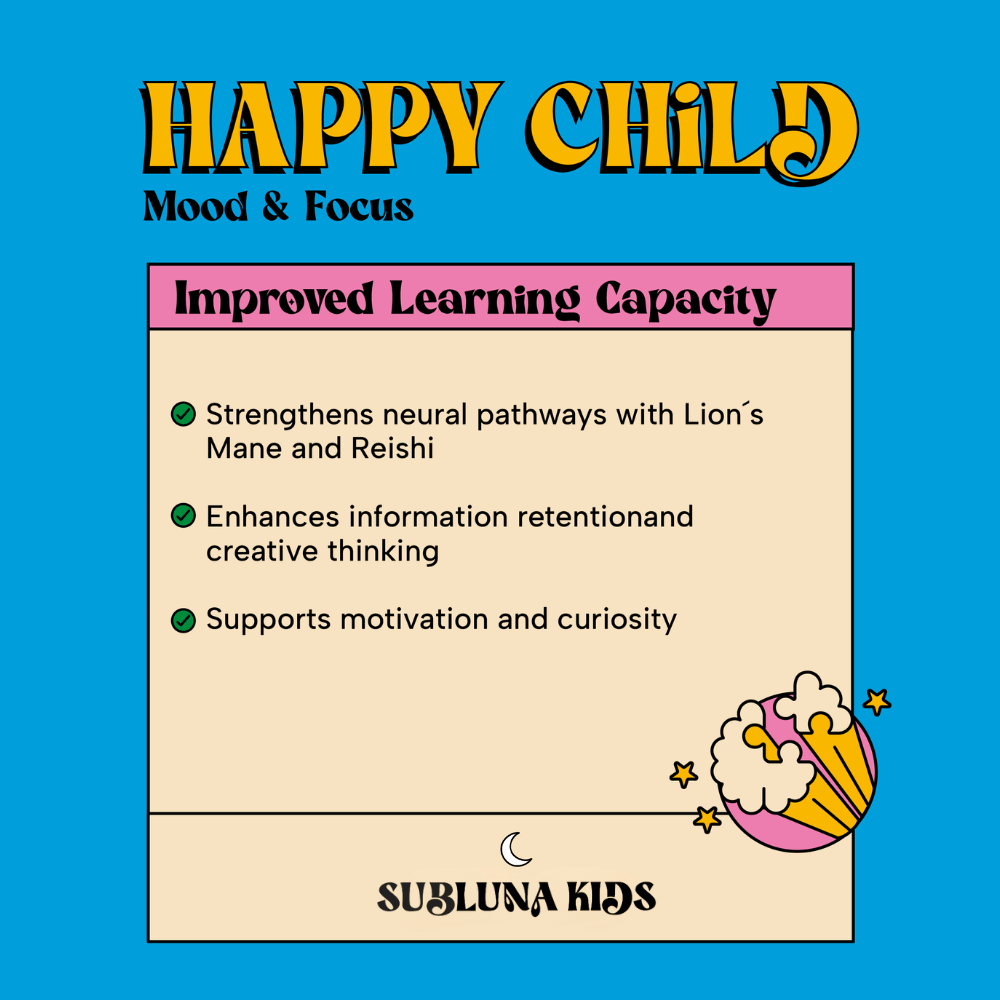 Happy Child: Mood & Brain Gummy - Cherry Cola Flavor - SubLuna