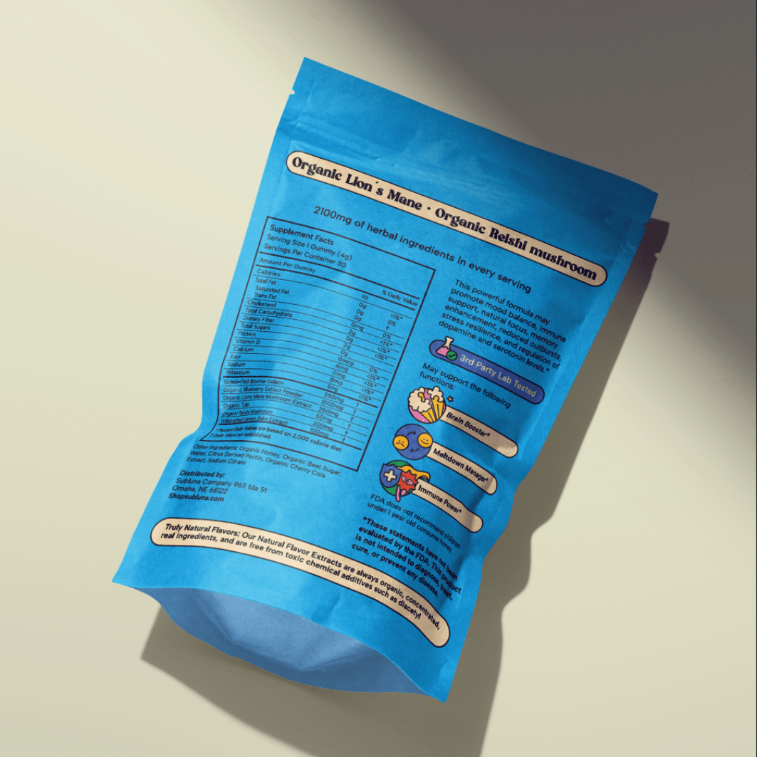 Happy Child: Mood & Brain Gummy - Cherry Cola Flavor - SubLuna