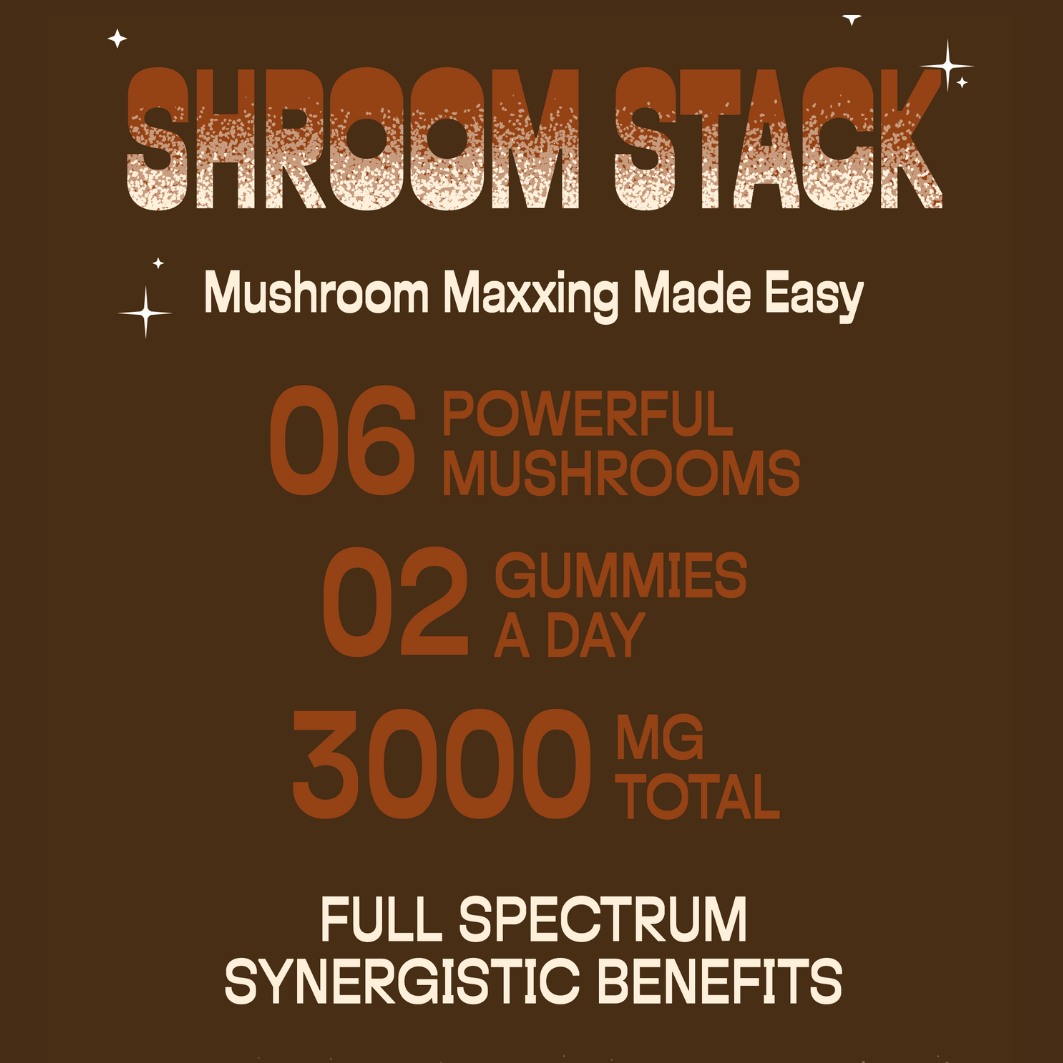 Shroom Stack: Medicinal Mushroom Gummies - SubLuna