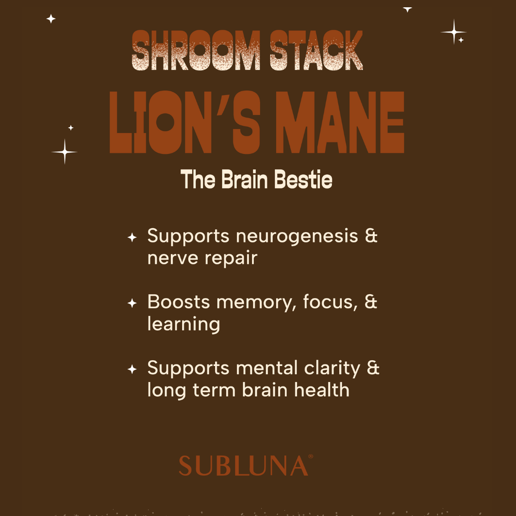 Shroom Stack: Medicinal Mushroom Gummies - SubLuna