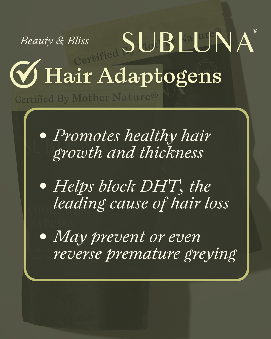 Beauty and Bliss Rosemary Cacao - SubLuna