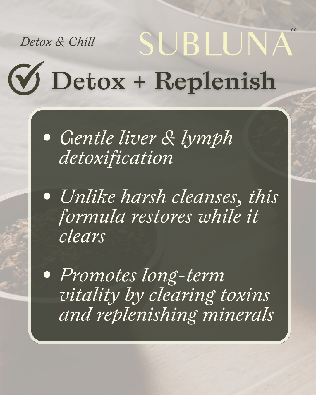 Detox & Chill: Adaptogenic Herbal Coffee - SubLuna