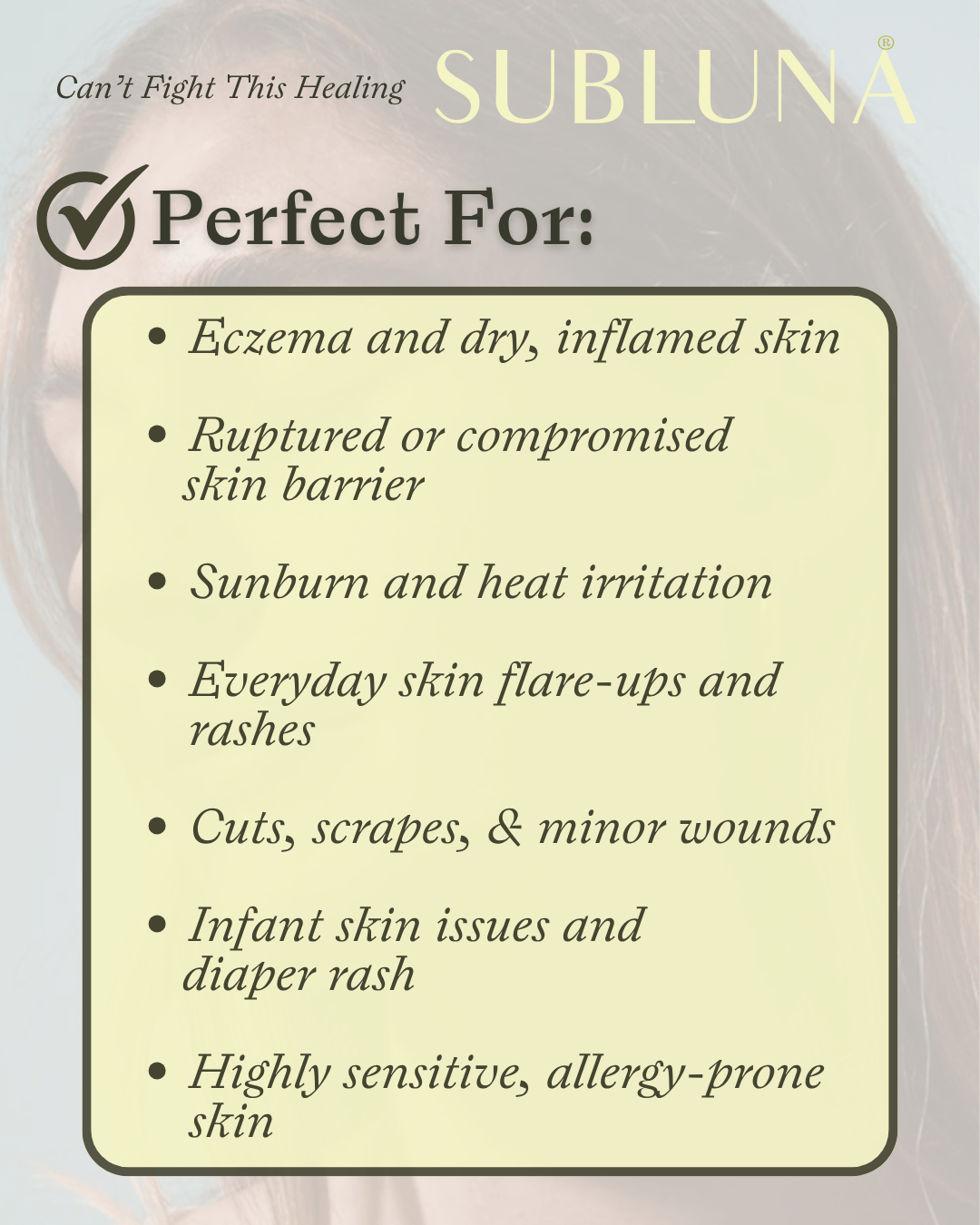 Can't Fight This Healing: Skin Barrier Repair Mist - SubLuna