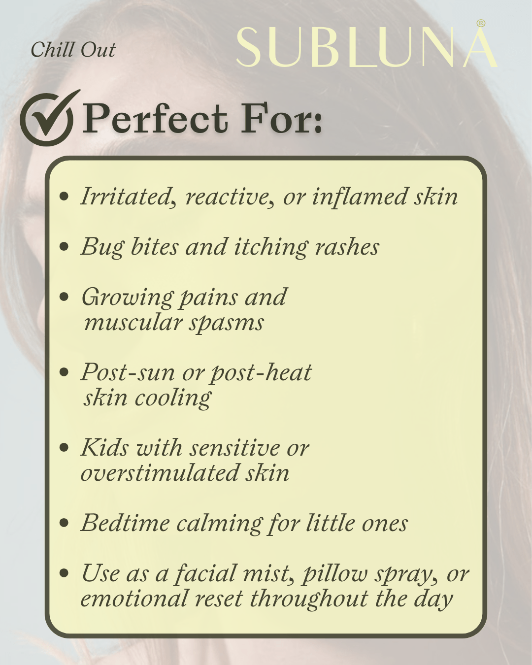 Chill Out: Relaxing Hydrosol Blend - SubLuna