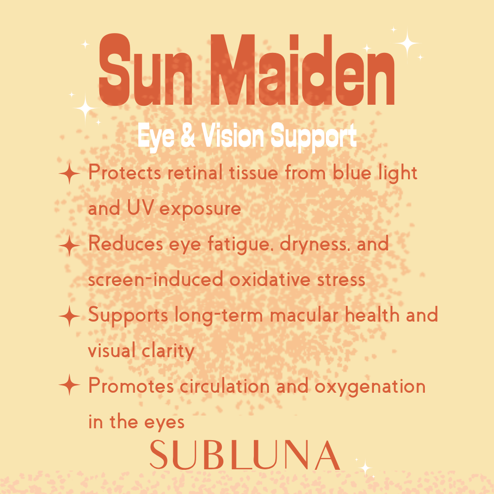 Sun Maiden Tea Powder: Skin Resilience Blend for Sun Protection & Skin Renewal - SubLuna