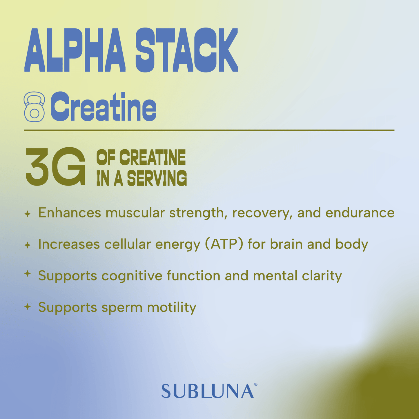 Alpha Stack: Male Performance Gummy - SubLuna