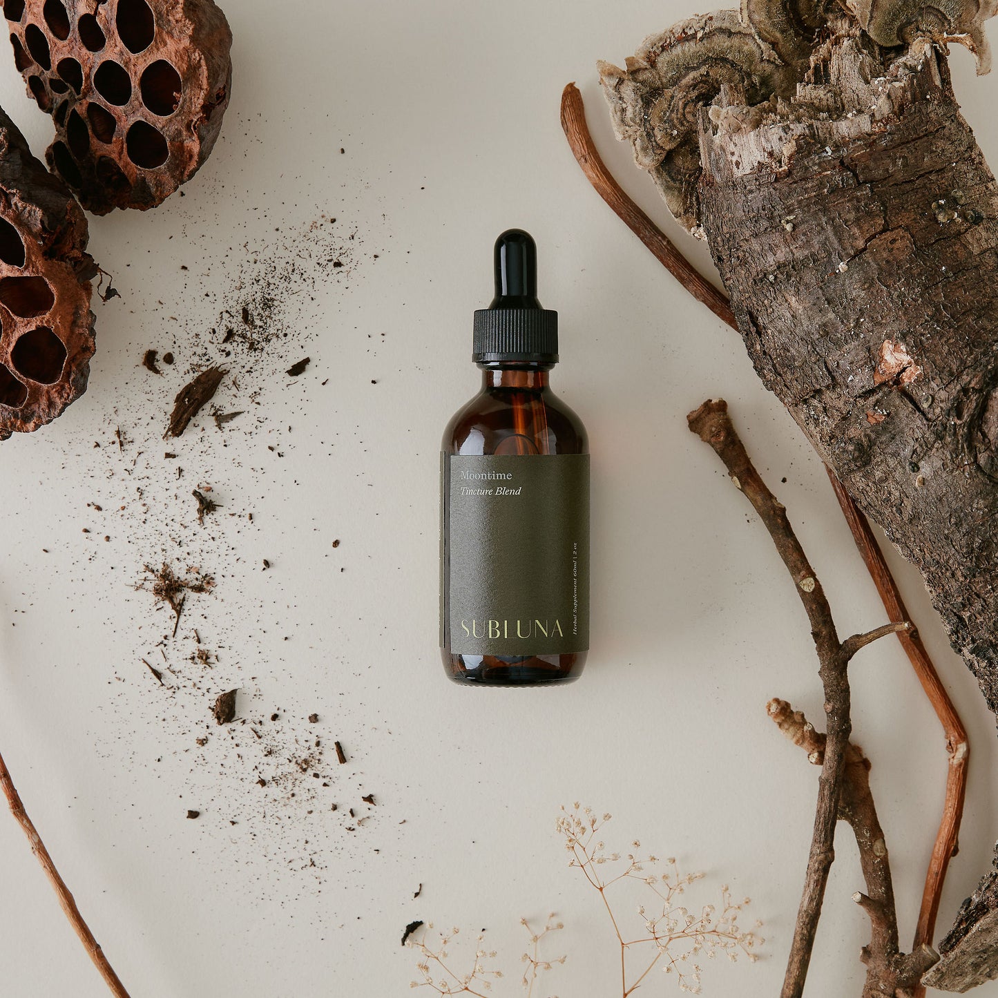 Moontime Tincture: PMS & Menstrual Support - SubLuna