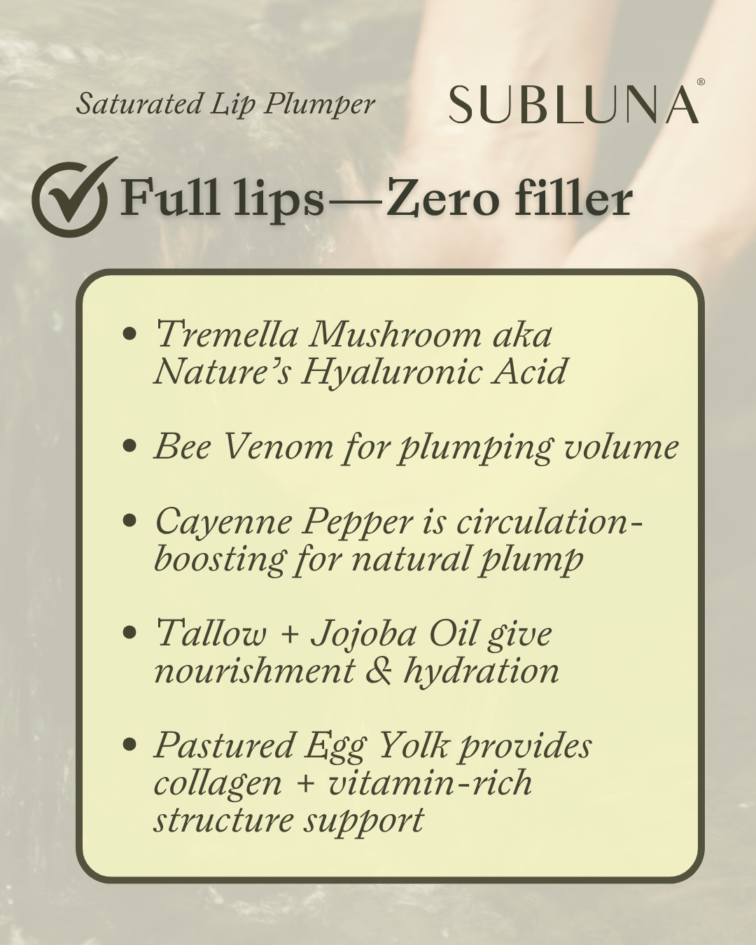 Saturated Lip Plumper - SubLuna