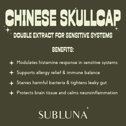 Chinese Skullcap Double Extract for Sensitive Systems - SubLuna