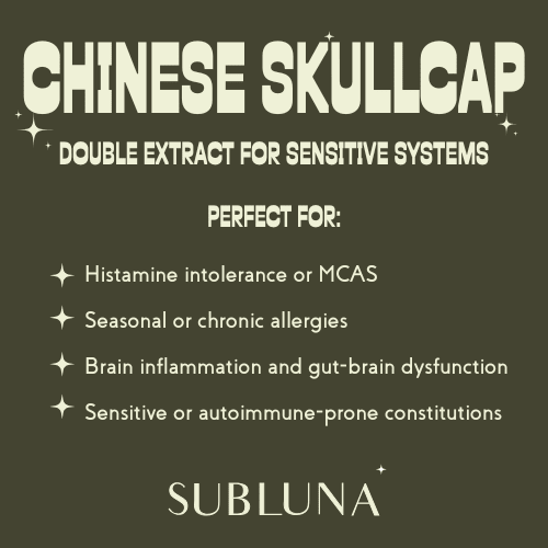 Chinese Skullcap Double Extract for Sensitive Systems - SubLuna