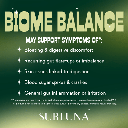 Biome Balance: Gut Inflammation & Microbiome Support - SubLuna