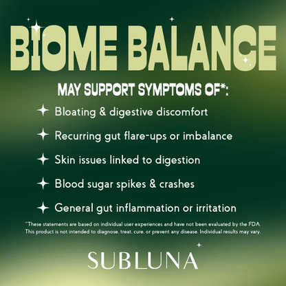 Biome Balance: Gut Inflammation & Microbiome Support - SubLuna