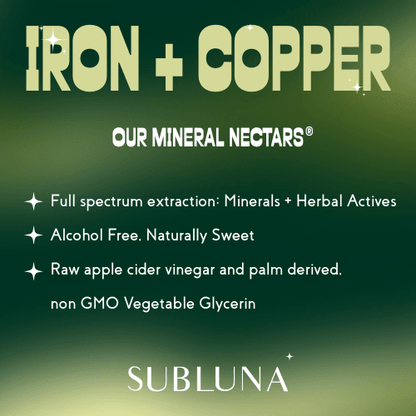 Iron + Copper Mineral Nectar - SubLuna