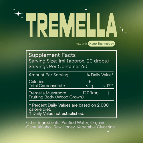 Tremella Mushroom Triple Extract® with Nano Extraction Technology - SubLuna