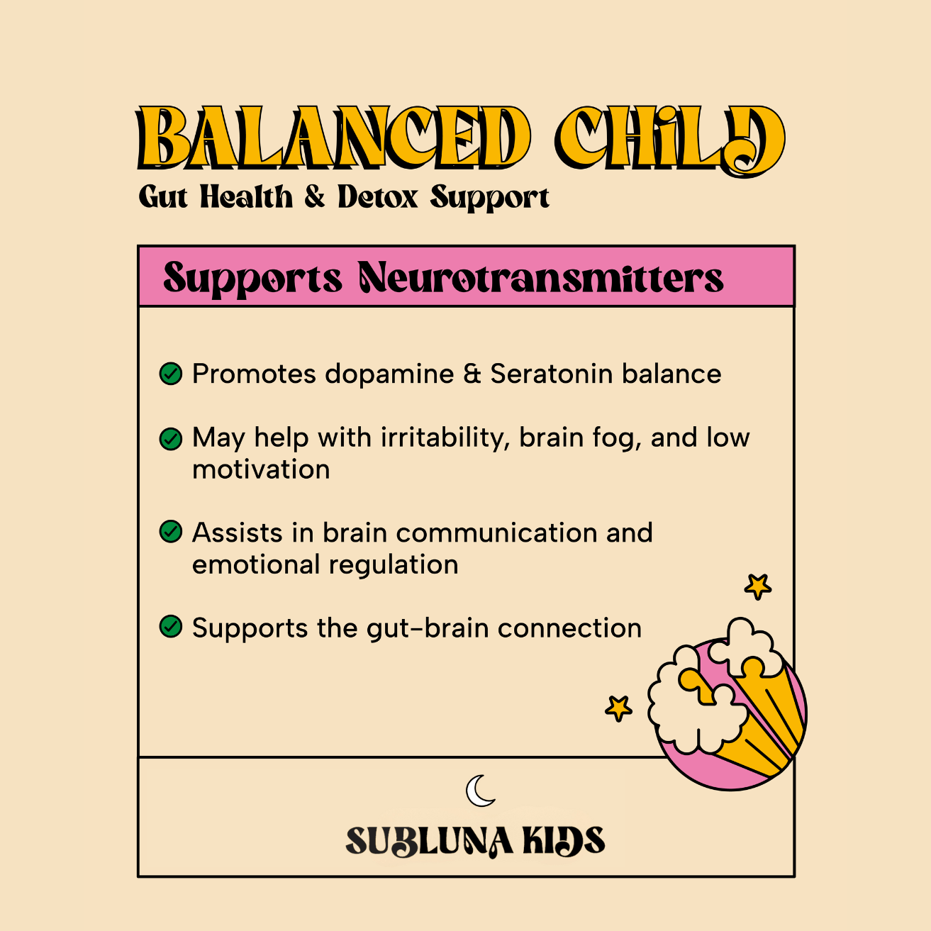 Balanced Child: Detox & Gut Gummy - SubLuna