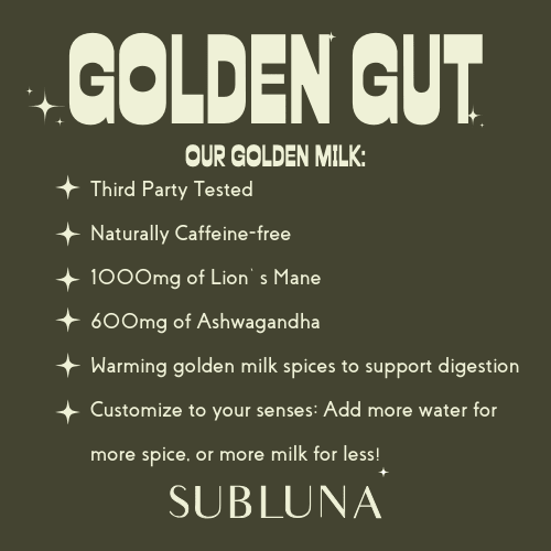 Golden Gut® Golden Milk for the Gut Brain - SubLuna