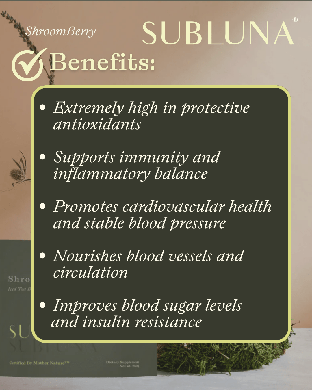 ShroomBerry Iced Tea Blend - SubLuna
