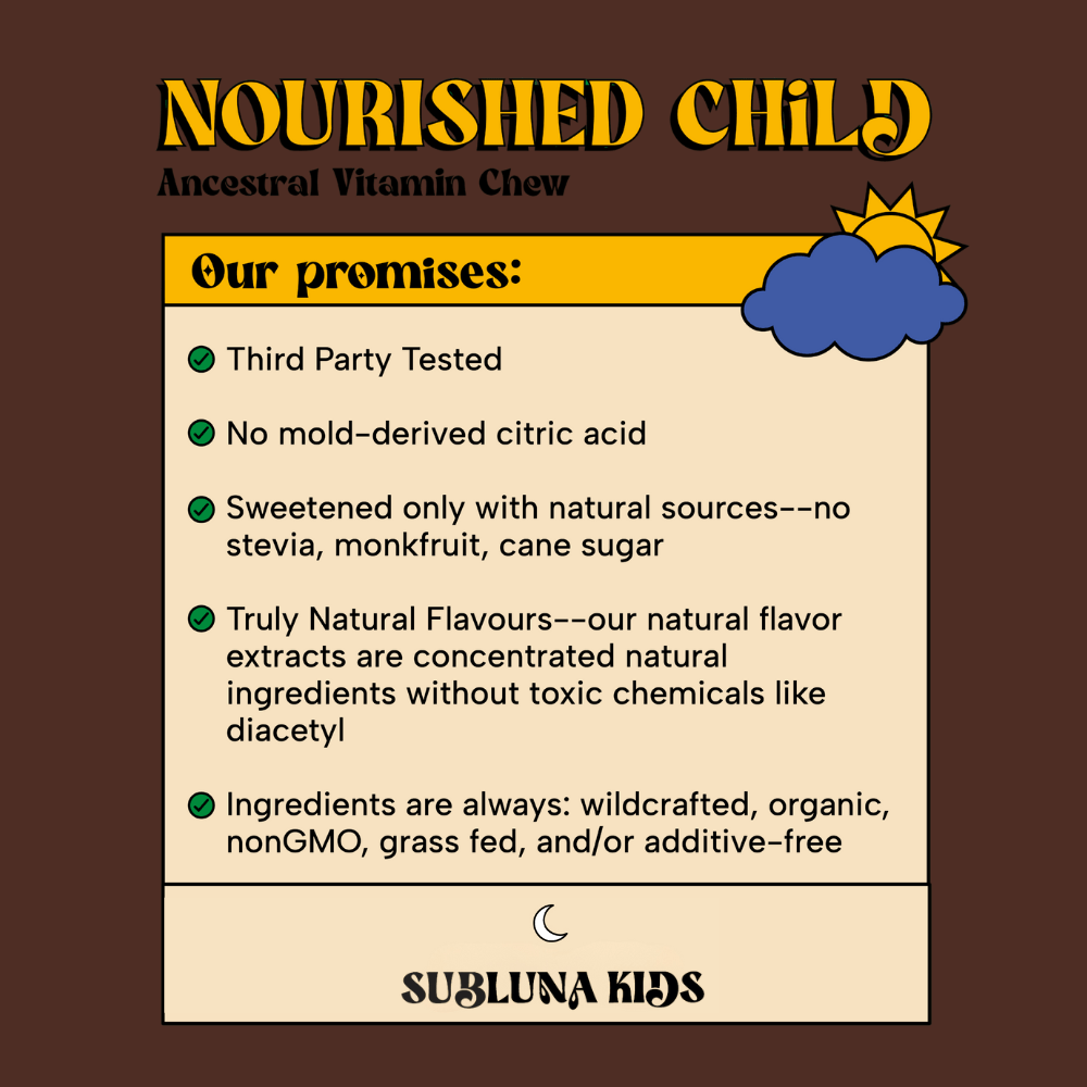 Nourished Child: Ancestral Vitamin Gummy - Cherry Chocolate - SubLuna