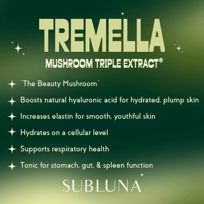 Tremella Mushroom Triple Extract® with Nano Extraction Technology - SubLuna