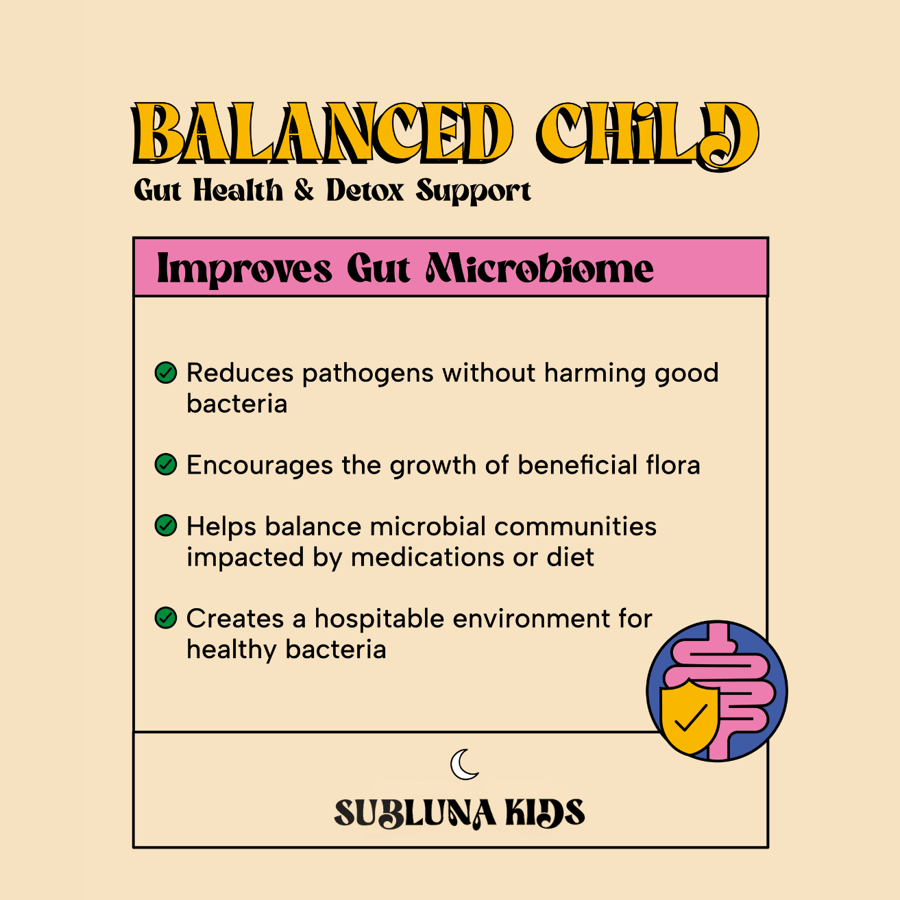 Balanced Child: Detox & Gut Gummy - SubLuna