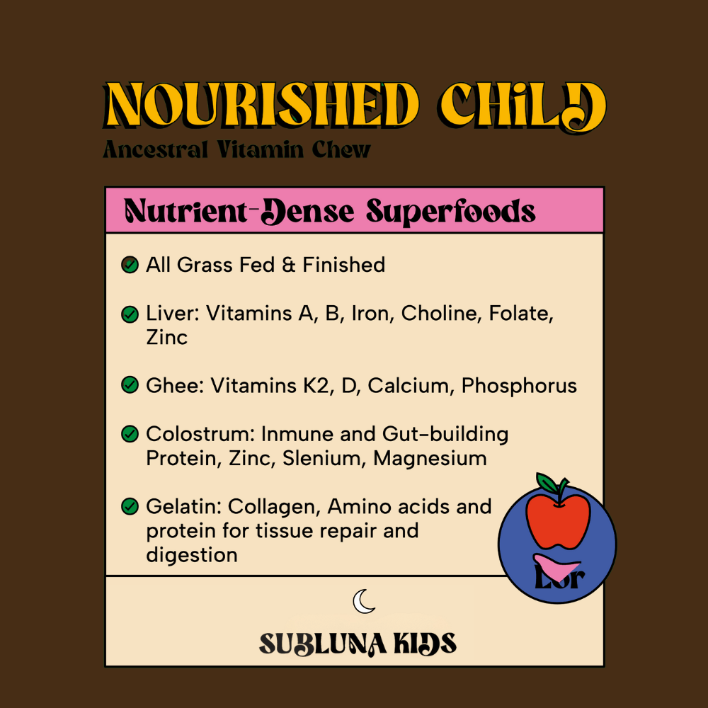 Nourished Child: Ancestral Vitamin Gummy - Cherry Chocolate - SubLuna