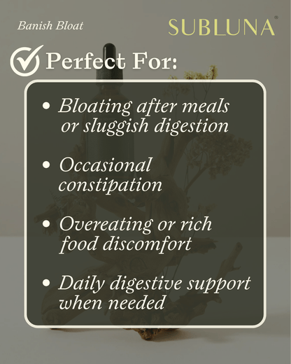 Banish Bloat Digestive Glycerite - SubLuna