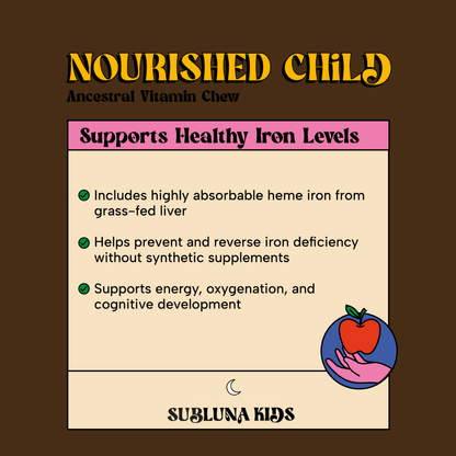 Nourished Child: Ancestral Vitamin Gummy - Cherry Chocolate - SubLuna