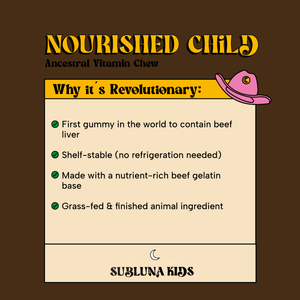 Nourished Child: Ancestral Vitamin Gummy - Cherry Chocolate - SubLuna