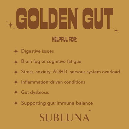Golden Gut® Golden Milk for the Gut Brain - SubLuna