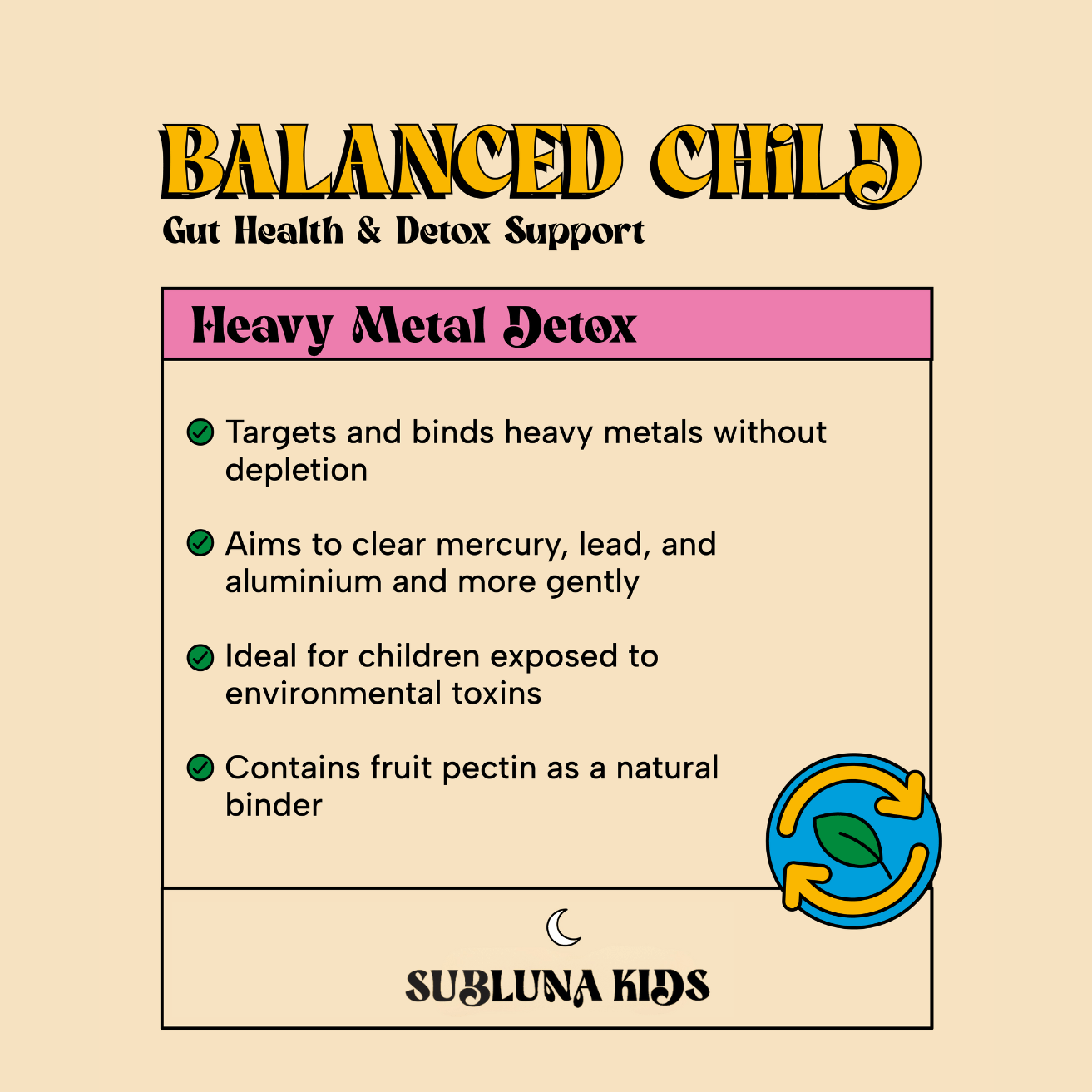 Balanced Child: Detox & Gut Gummy - SubLuna