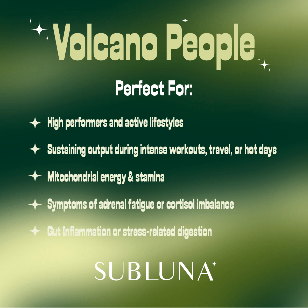 Volcano People: Herbal Electrolytes for Natural Energy - SubLuna