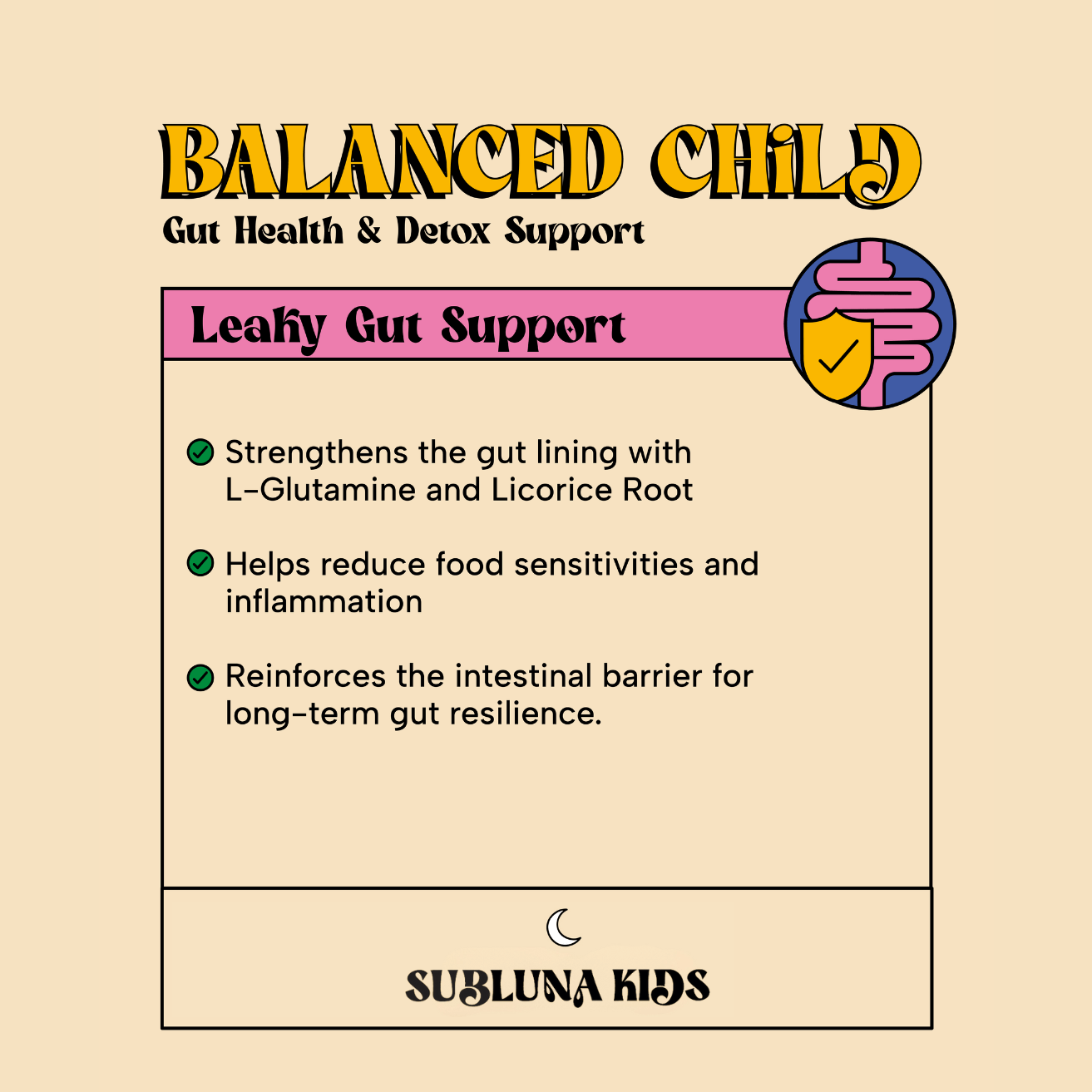 Balanced Child: Detox & Gut Gummy - SubLuna