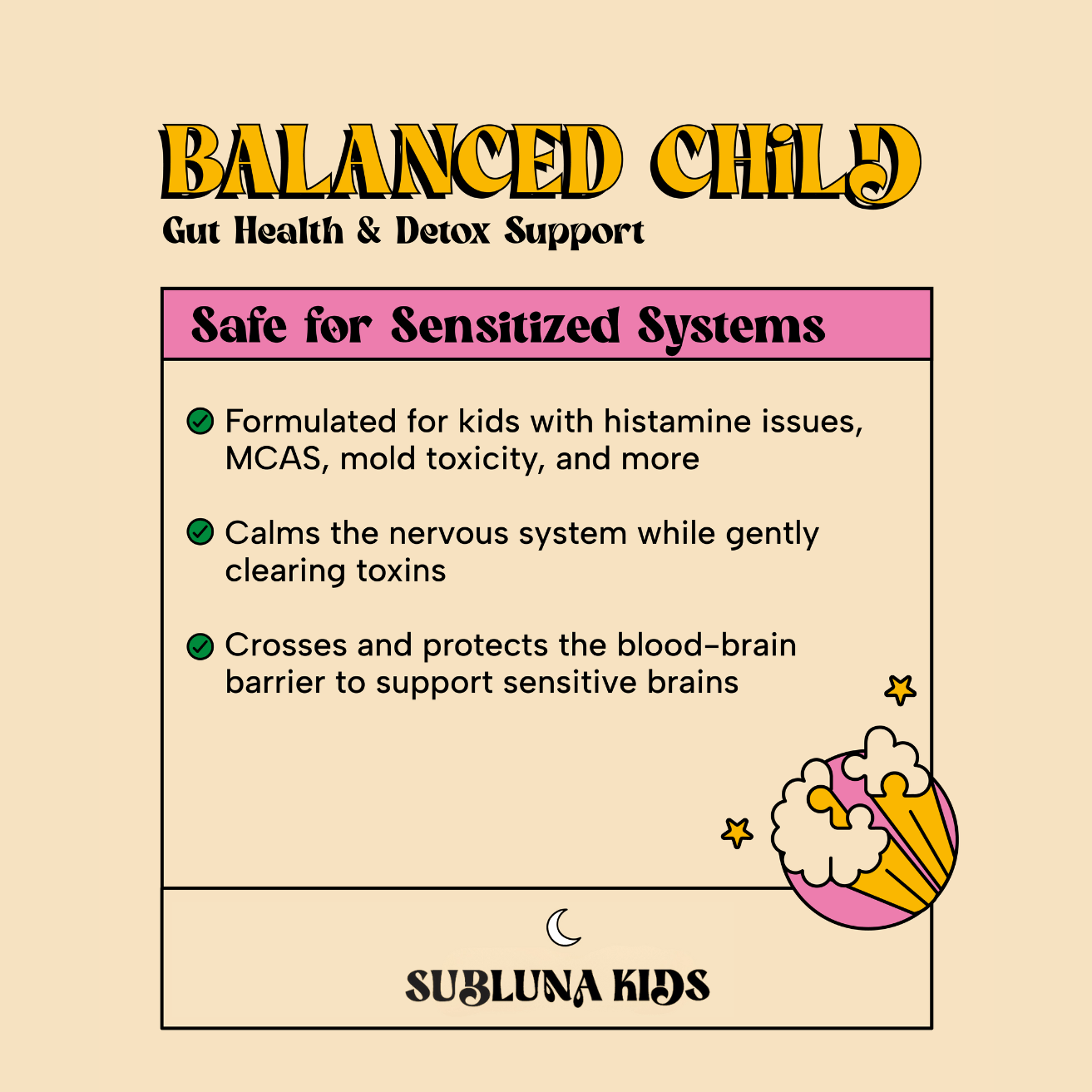 Balanced Child: Detox & Gut Gummy - SubLuna