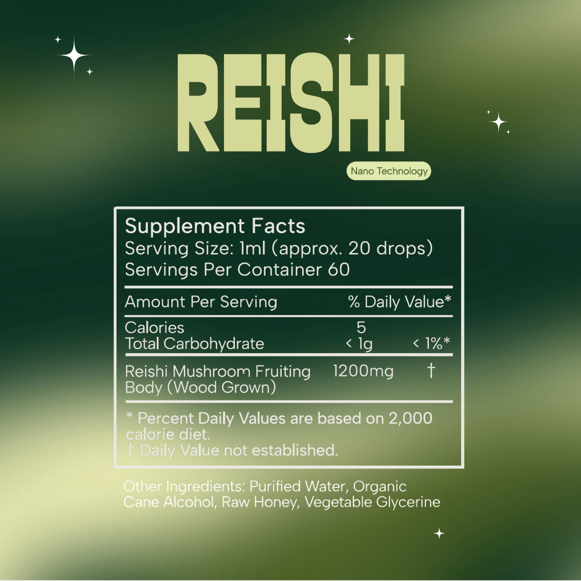 Reishi Mushroom Triple Extract® plus Nano Technology - SubLuna