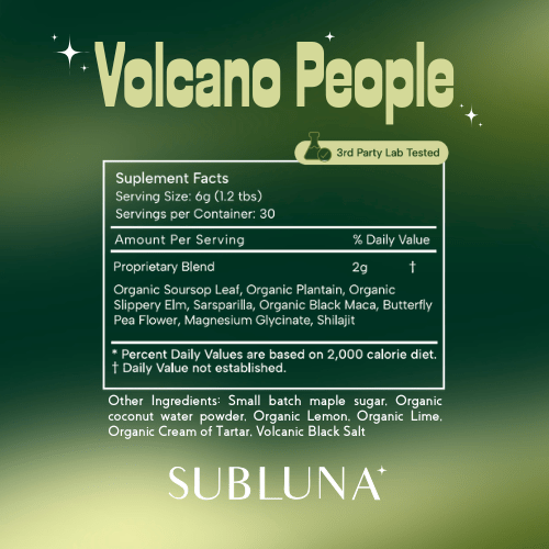 Volcano People: Herbal Electrolytes for Natural Energy - SubLuna
