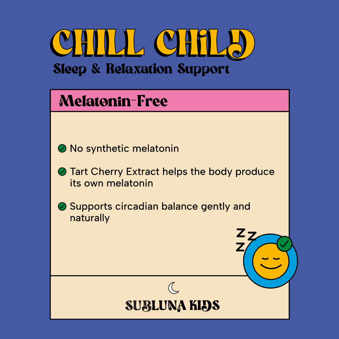 Chill Child: Calm & Sleep Gummy - SubLuna