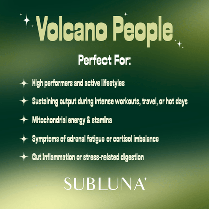 Volcano People: Herbal Electrolytes for Natural Energy - SubLuna