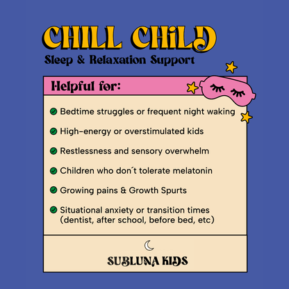 Chill Child: Calm & Sleep Gummy - SubLuna