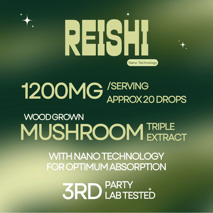 Reishi Mushroom Triple Extract® plus Nano Technology - SubLuna