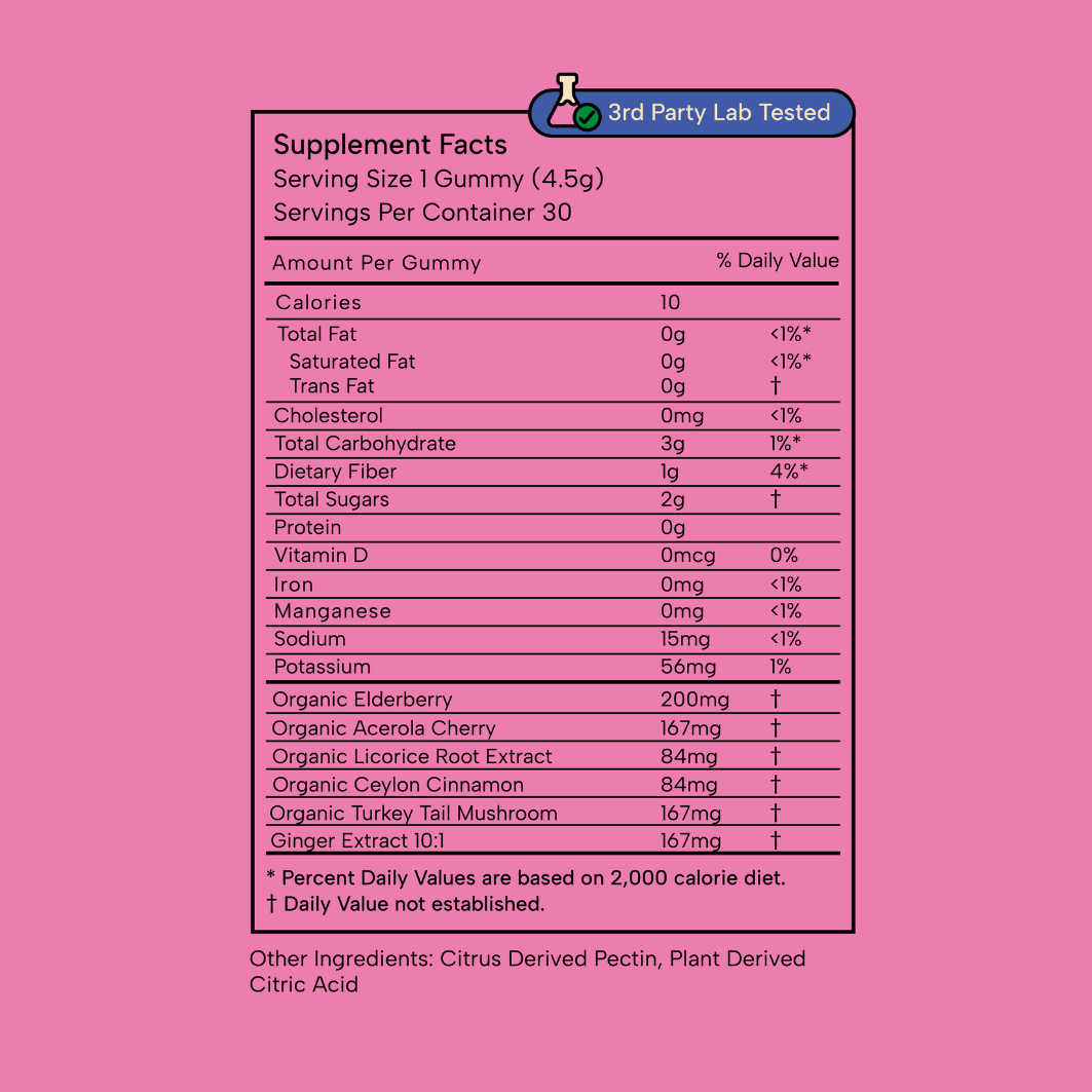 Healthy Child: Immune & Illness Gummy - SubLuna