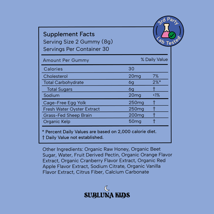 Brain Child: Ancestral Vitamin Gummy - SubLuna