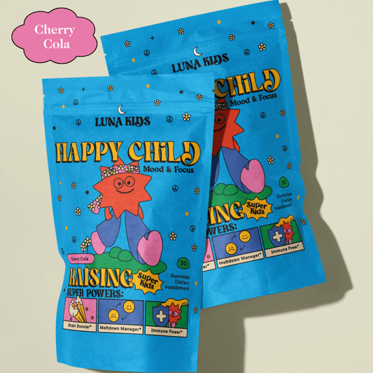 Happy Child: Mood & Brain Gummy - Cherry Cola Flavor - SubLuna
