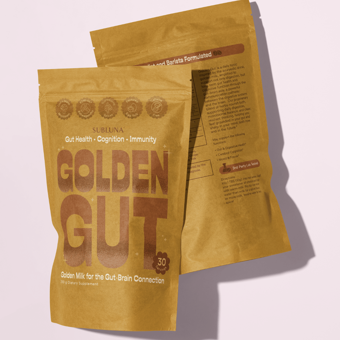 Golden Gut® Golden Milk for the Gut Brain - SubLuna