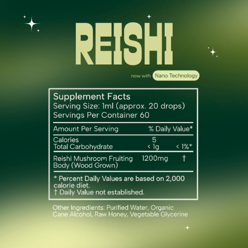 Reishi Mushroom Triple Extract® plus Nano Technology - SubLuna