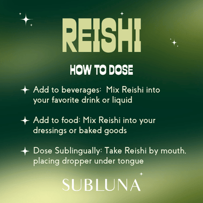 Reishi Mushroom Triple Extract® plus Nano Technology - SubLuna