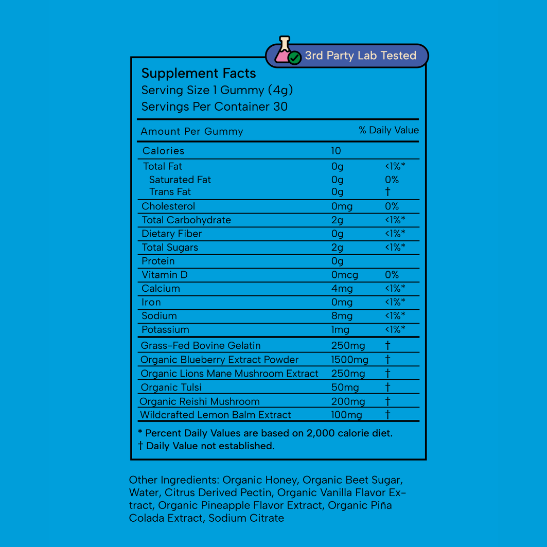 Happy Child: Mood & Brain Gummy - Cherry Cola Flavor - SubLuna