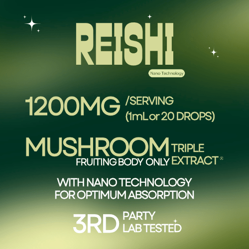 Reishi Mushroom Triple Extract® plus Nano Technology - SubLuna