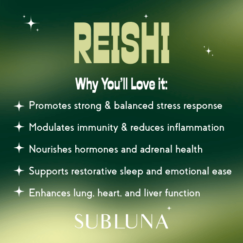 Reishi Mushroom Triple Extract® plus Nano Technology - SubLuna