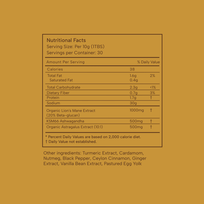 Golden Gut® Golden Milk for the Gut Brain - SubLuna